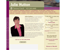 Tablet Screenshot of juliehuttoncoaching.com